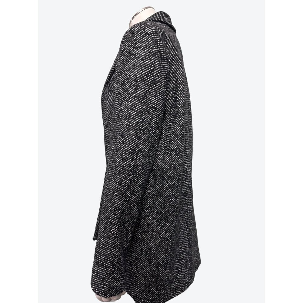 Ambiance Outerwear Black & White Tweed Style Blazer Size S - Picture 2 of 10